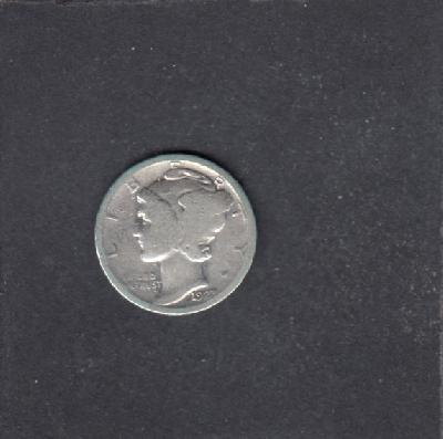 Beschrijving: 1 Dime MERCURY